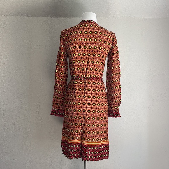 EUC Zara Woman Geometric Print Button Down Dress - Picture 4 of 9